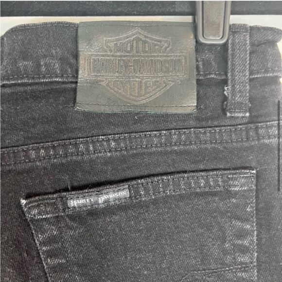 Harley Davidson black straight leg jeans - Picture 7 of 8